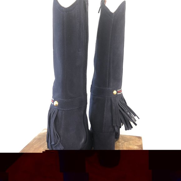 Blue Suede Boots by Daniela *New* - Picture 3 of 7